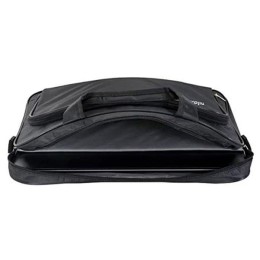 Maletin portatil Nilox Essential 2 / Negro / 15.6 pulg. / Bolsillo exterior / Interior acolchado / NXESS3156BK
