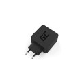 Cargador de red Type-C / 18w / Negro / Char07 / Greencell