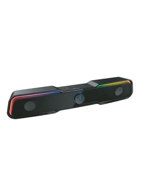 Barra de sonido Bluetooth Gaming Droxio Nessye / Rgb Led 3 Modos / 10w / Jack 3,5mm / Negro