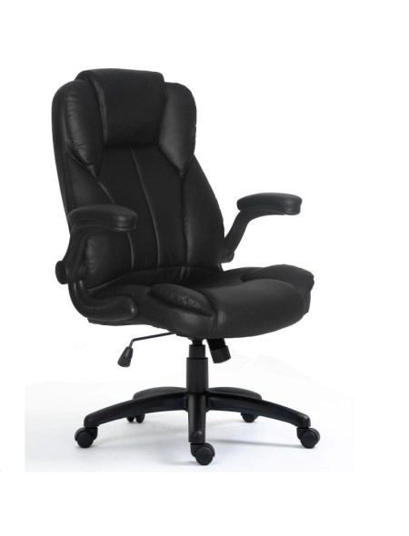 ÷ Silla de oficina ergonomica equip color negro recubrimiento pu de alta calidad dise?o ergonomico