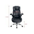 ÷ Silla de oficina ergonomica equip color negro recubrimiento pu de alta calidad dise?o ergonomico