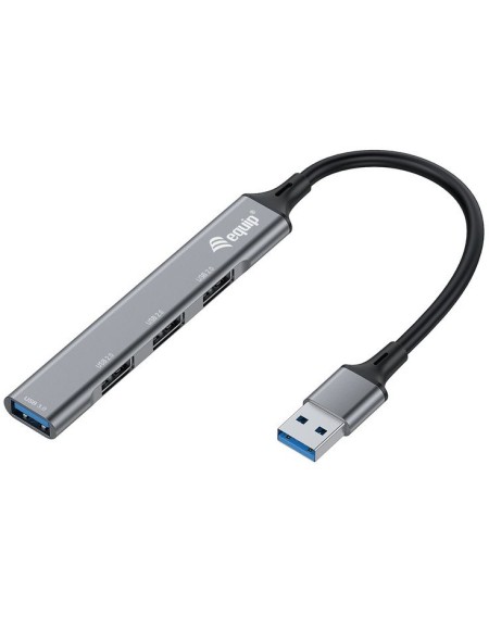 ÷ Hub usb 3.0 equip life usb 1 puerto usb 3.0 3 puertos usb 2.0 carcasa aluminio