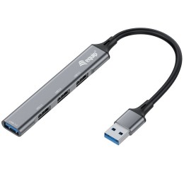 ÷ Hub usb 3.0 equip life usb 1 puerto usb 3.0 3 puertos usb 2.0 carcasa aluminio