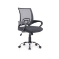 ÷ Silla de oficina equip de malla color gris oscuro recubrimiento pu de alta calidad dise?o ergonomico