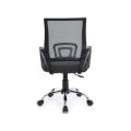 ÷ Silla de oficina equip de malla color gris oscuro recubrimiento pu de alta calidad dise?o ergonomico
