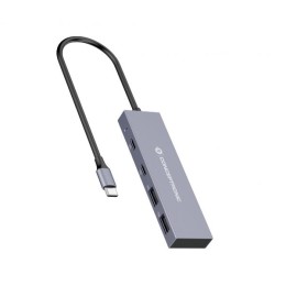 ÷ Hub usb 3.2 conceptronic hubbies13g 2 puertos usb 3.2 usb-c 2 puertos usb-a carcasa de aluminio