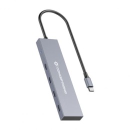 ÷ Hub usb 3.2 conceptronic hubbies14g 4 puertos usb-c 10gbps 100w pd carcasa de aluminio