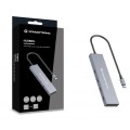÷ Hub usb 3.2 conceptronic hubbies14g 4 puertos usb-c 10gbps 100w pd carcasa de aluminio