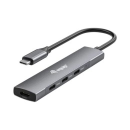 ÷ Hub usb-c equip life usb3.2 gen1 4 puertos usb-c
