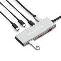 ÷ Hub usb 3.2 conceptronic hubbies17g 7-port usb 3.2 gen 2 hub, 10gbps, usb-c x 4, usb-a x 3, 100w usb