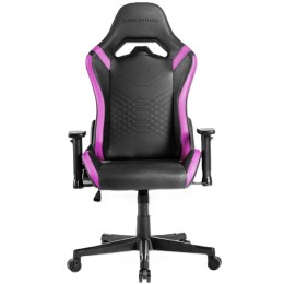 ÷ Silla gamer mars gaming mgcprobp negra con detalle violetas brazos regulables en altura reclinable 1