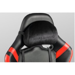 ÷ Silla gamer mars gaming mgcprobr negra con detalle rojos brazos regulables en altura reclinable 135?