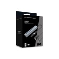 ÷ Hub usb 3.0 conceptronic hubbies21gp 7 puertos  usb-c a  7xusb-a con alimentador