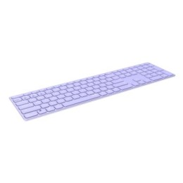 ÷ Teclado rapoo wireless y bluetooth e9800m 2.4ghz bt 3.0 5.0 dise?o ultrafino bateria lila