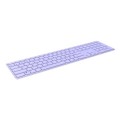 ÷ Teclado rapoo wireless y bluetooth e9800m 2.4ghz bt 3.0 5.0 dise?o ultrafino bateria lila