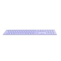 ÷ Teclado rapoo wireless y bluetooth e9800m 2.4ghz bt 3.0 5.0 dise?o ultrafino bateria lila