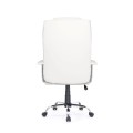 ÷ Silla de oficina equip respaldo alto color blanco recubrimiento pu de alta calidad ergonomica