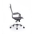÷ Silla de oficina equip respaldo alto color negro recubrimiento pu de alta calidad ergonomica