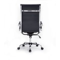 ÷ Silla de oficina equip respaldo alto color negro recubrimiento pu de alta calidad ergonomica