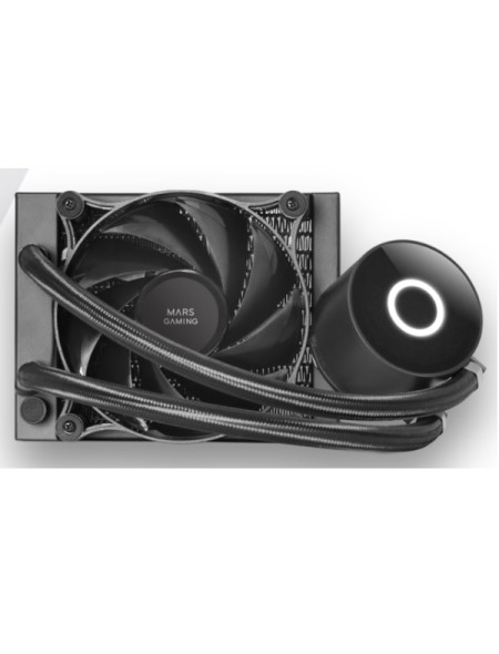 ÷ Sistema de refrigeracion liquida profesional mars gaming mlpro120 negro 1x120mm rodamiento fdb de co