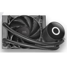 ÷ Sistema de refrigeracion liquida profesional mars gaming mlpro120 negro 1x120mm rodamiento fdb de co