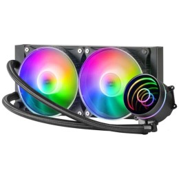 ÷ Sistema de refrigeracion liquida mars gaming ml-one240 black 2x (12x12) iluminacion frgb tpd 400w pa