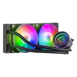 ÷ Sistema de refrigeracion liquida mars gaming ml-one240 black 2x (12x12) iluminacion frgb tpd 400w pa