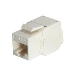 ÷ Kit 8 uds conector hembra rj45 utp cat6 panel keystone tool free