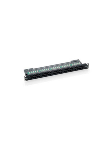 ÷ Patch panel equip 50 puertos categoria 3 telefonico 125295