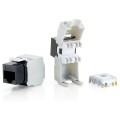 ÷ Kit 8 uds conector hembra rj45 utp cat6 panel keystone tool free