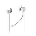 ÷ Auricular mars gaming mihx white dual driver haptic sense soble sujecci?n doble microfono integrado 