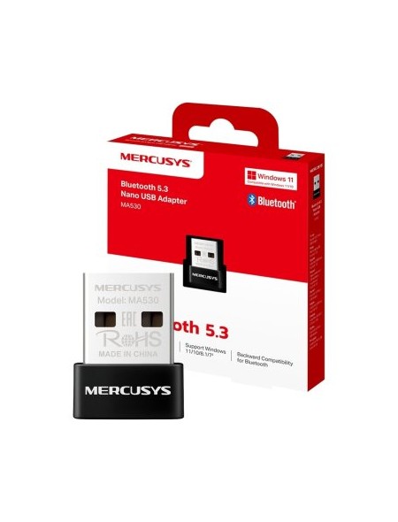 ÷ Adaptador usb bluetooth 5.3 mercusys ma530 tamano nano usmb