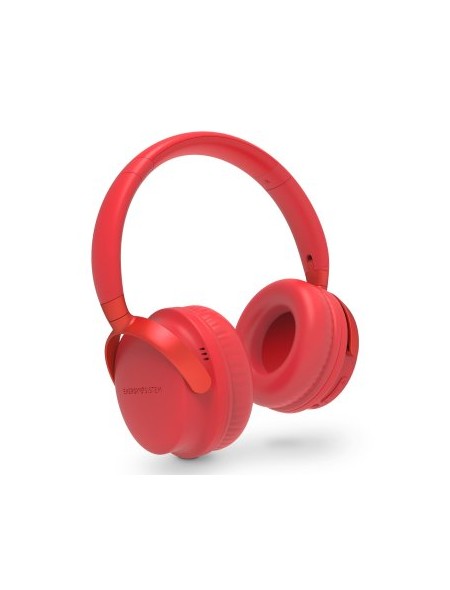 ÷ Headset bluetooth energy system style 3 plegables bt 5.1 deep bass bateria 25h microfono color roj