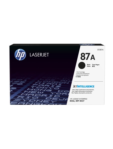 ÷ Tóner original hp cf287a negro 87a 8.550 páginas