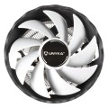 ÷ Ventilador con disipador para cpu unyka jotun df 120 white de perfil bajo 120mm 9 aspas multi socket